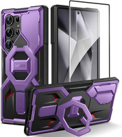 Tongate MECH MagSafe Series Purple Case for Samsung Galaxy S24 Ultra
