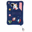 Children's Silicone Case for Samsung Galaxy Tab A9+ X210 / X215 / X216B, Armored, Astronaut, Navy Blue