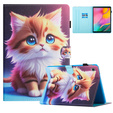 Case for Samsung Galaxy Tab S6 Lite 2022 / 2020, with flap, cat