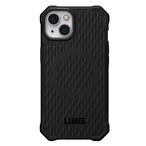 Urban Armor Gear Case for iPhone 14 Plus, Essential Armor MagSafe, black
