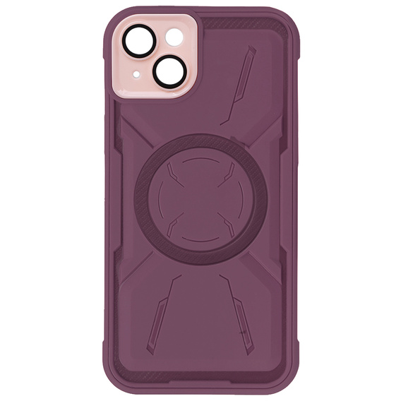 Case for iPhone 15, ERBORD Armor Mag, maroon