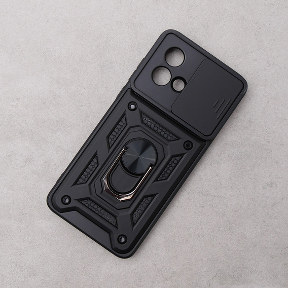 Case for Motorola Moto G84 5G, CamShield Slide, black