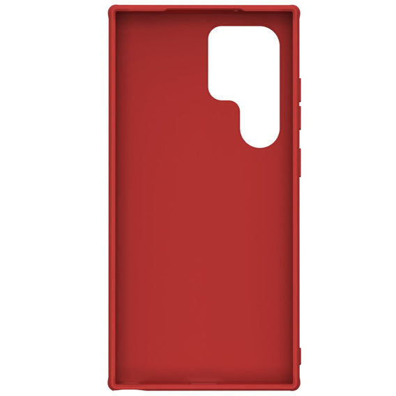 NILLKIN Case for Samsung Galaxy S24 Ultra, Super Frosted Shield Case, red