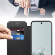 Flip case for Google Pixel 9A, RFID Wallet MagSafe CamShield, black