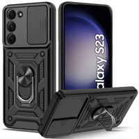 Case fordo Samsung Galaxy S23, CamShield Slide, black