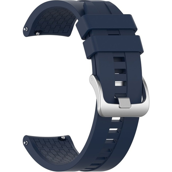 22mm Silicone strap with buckle for Huawei Watch GT / Watch GT2 - White
