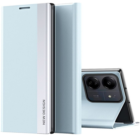 Flip case for Xiaomi Redmi 13C / Poco C65, Side Magnetic, blue