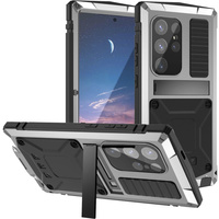 Armored case for Samsung Galaxy S25 Ultra, R-JUST, silver