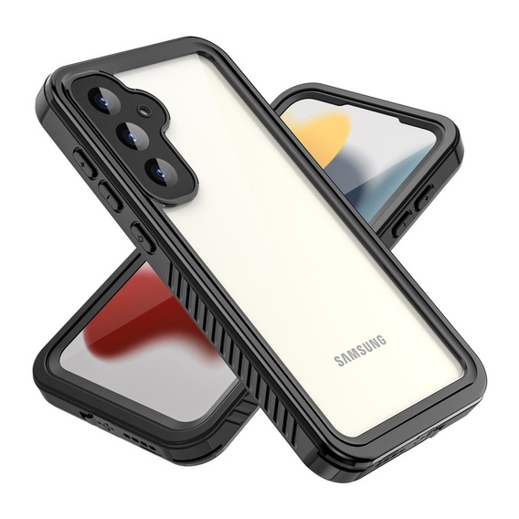 IP68 Waterproof Case for Samsung Galaxy S23 FE, Redpepper, black