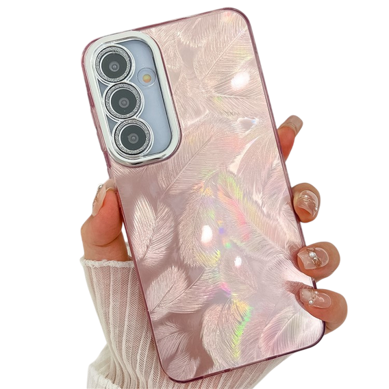 Case for Samsung Galaxy A36 5G / A56 5G, Feather, pink