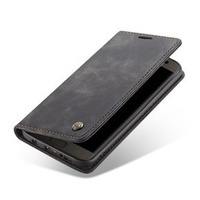 CASEME case for Samsung Galaxy S7 Edge, Leather Wallet Case, black