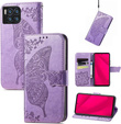 Flip case for T Phone 2 Pro 5G, Butterfly, purple