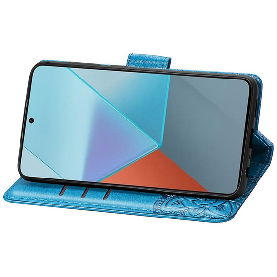 Flip case for Xiaomi Redmi Note 13 Pro 5G, Butterfly, blue
