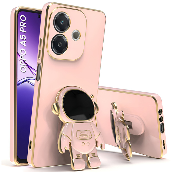 Case for Oppo A5 Pro 5G, Astronaut, pink