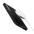 Spigen case for Samsung Galaxy S25, Thin Fit Mag, black + 9H tempered glass