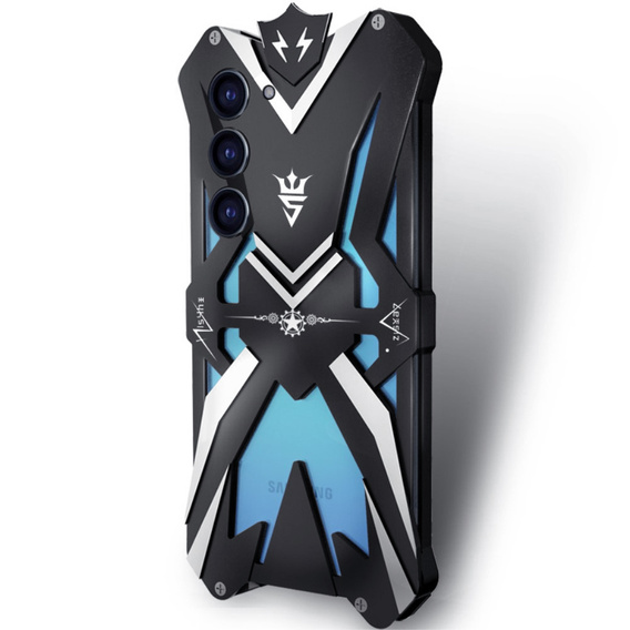 Armored case for Samsung Galaxy S22, Aluminum Alloy, black