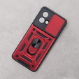Case for Motorola Moto G84 5G, CamShield Slide, red