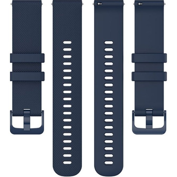 Silicone strap for Huawei Watch GT Runner / GT 3 46mm, Dark Blue