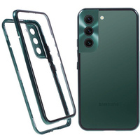 Magnetic Dual Glass MagSafe case for Samsung Galaxy S22, green