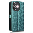 Flip case for Oppo A5 Pro 5G, Wallet Rhombus, green