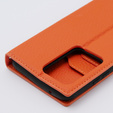Leather case for Samsung Galaxy S20 Ultra, ERBORD Grain Leather, orange