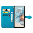 Flip case for Motorola Moto G24 / G24 Power / G04, Mandala, blue