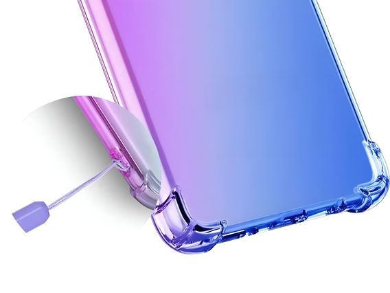Case for Honor 400 Lite, Gradient Dropproof, Purple / blue