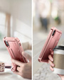 Armored case for iPhone XS Max, Dexnor Full Body, pink
