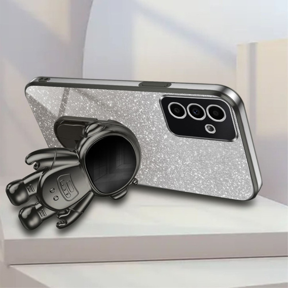 Case for Samsung Galaxy A15 4G / 5G, Glitter Astronaut, black