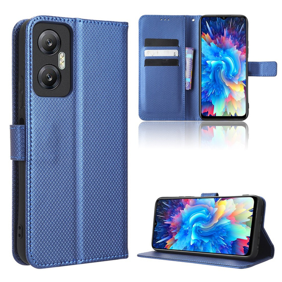 Flip case for Infinix Hot 20 5G, Wallet Smart Magnet Case, blue