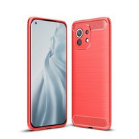 Case for Xiaomi Mi 11, Carbon, red