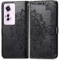 Flip case for Oppo Reno 11F 5G, Mandala, black