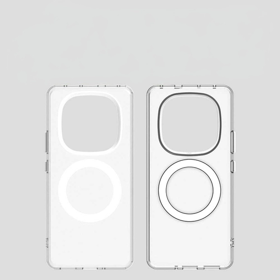 Case for Xiaomi Redmi Note 14 Pro 5G / Poco X7 5G, Fusion Hybrid, for MagSafe, transparent