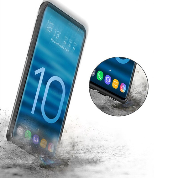 Case for Samsung Galaxy S10+ Plus, Sliding Card Holder, black