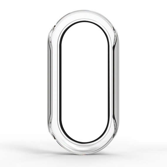 2in1 Case + Tempered Glass for Xiaomi Smart Band 10 / 9 / 8, black