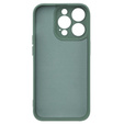Case for iPhone 15 Pro Max, Silicone Lite, dark green