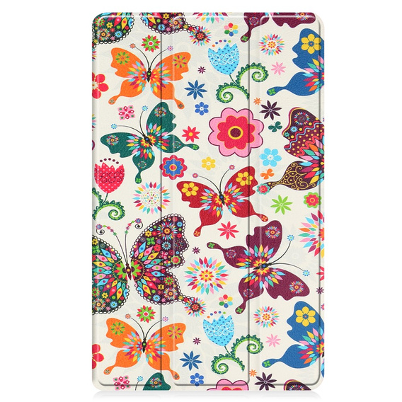 Case for Lenovo Tab M8 Gen 4 TB-300FU, Smartcase, Butterfly