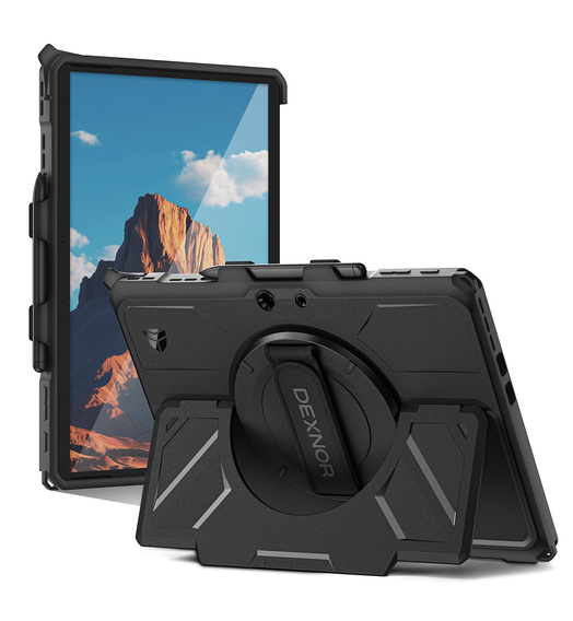Dexnor 360° case with strap and stylus holder for Microsoft Surface Pro 11/10/9