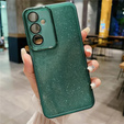 Case for Samsung Galaxy M55 5G, Glittery Powder, green