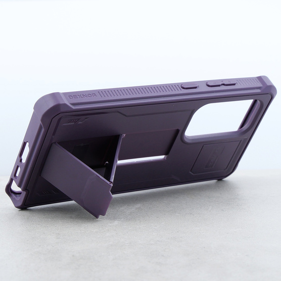 Armored case for Samsung Galaxy S23 Ultra, Dexnor Full Body (Two Frames), purple