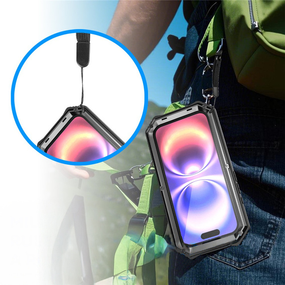 R-JUST armoured case with stand for iPhone 17