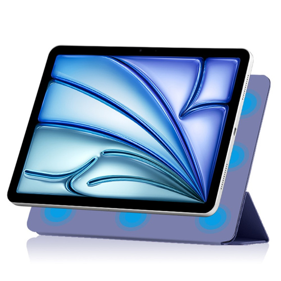 Case for Apple iPad Air 13" 6 gen. 2024 (A2836, Magnetic, Smartcase, purple