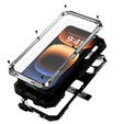 Armored case for iPhone 16 Pro, R-JUST, silver