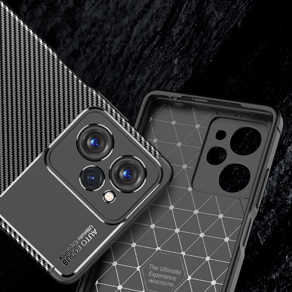Case for Xiaomi Poco X5 Pro 5G, Carbon Gel, black
