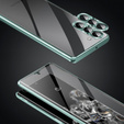 Case for Samsung Galaxy S23 Plus, Magnetic Dual Glass, green