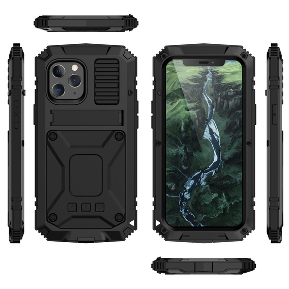 Armored case for iPhone 12 / 12 Pro, R-JUST, black