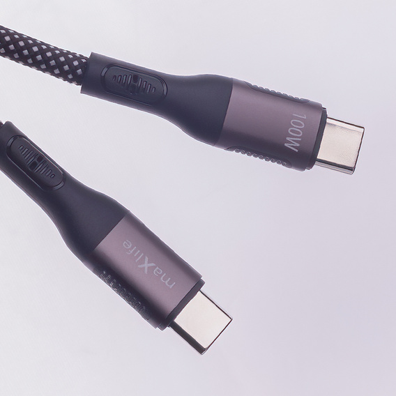 Magnetic USB-C to USB-C cable, 100 W, 1.0 m, for devices with USB-C