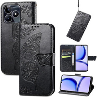 Flip case for Realme Note 50, Butterfly, black