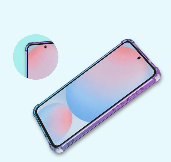 Case for Samsung Galaxy A56, Gradient Dropproof, Purple / blue