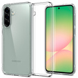 Spigen case for Samsung Galaxy A56 5G, Ultra Hybrid, transparent + 9H Tempered Glass